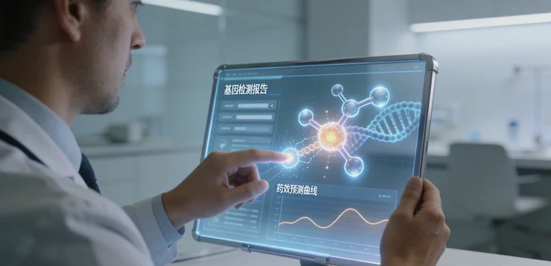 专业实验室技术人员进行高通量基