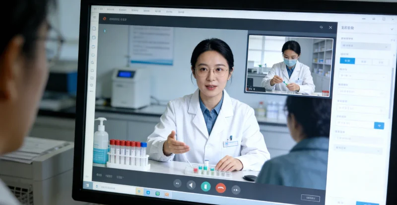 专业人员在固原本地服务中心为用