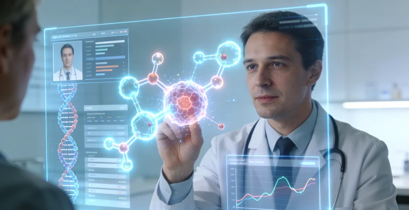 临汾医生与患者家属讲解基因检测