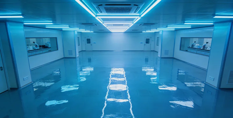 现代化基因测序实验室内景，技术