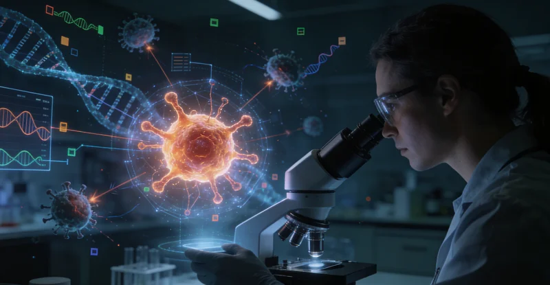 固原MRD检测原理示意:血液中