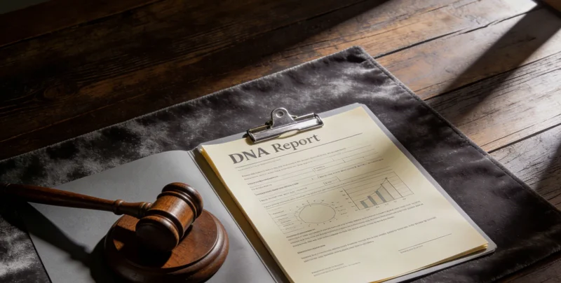 医生正在电脑前查看基因检测报告