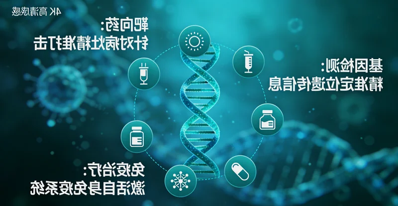 BRCA基因检测科学原理示意图