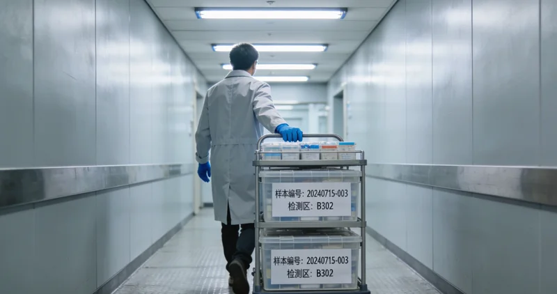 金昌医疗机构样本送检流程示意