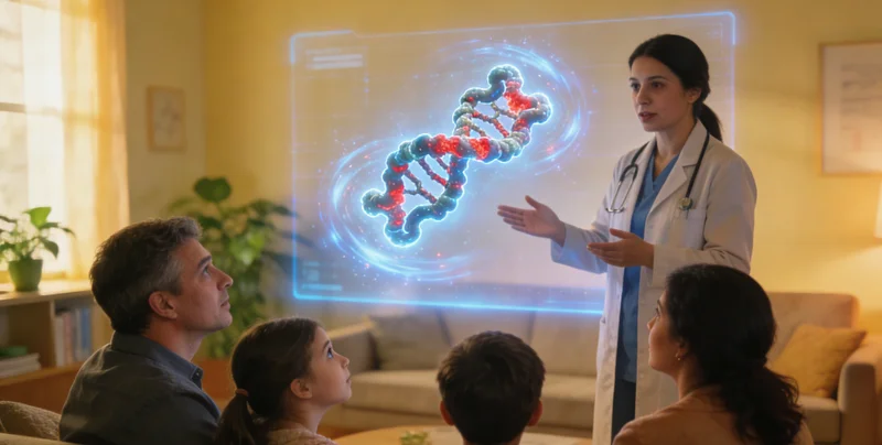 淮南遗传咨询师与家庭进行检测前