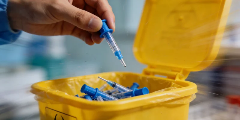 实验室内高通量基因测序仪正在工