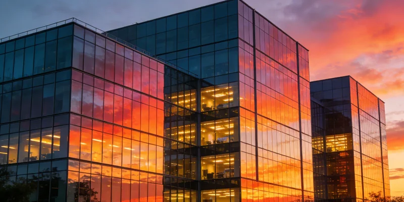 黄石城市景观，体现本地气候与环