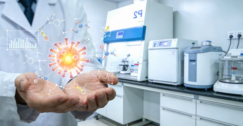 基因检测实验室内部高通量测序仪