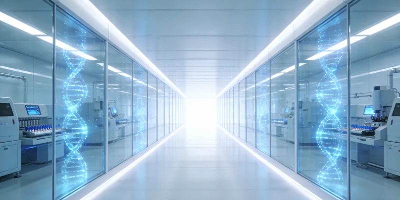 传统微生物培养皿与显微镜,象征