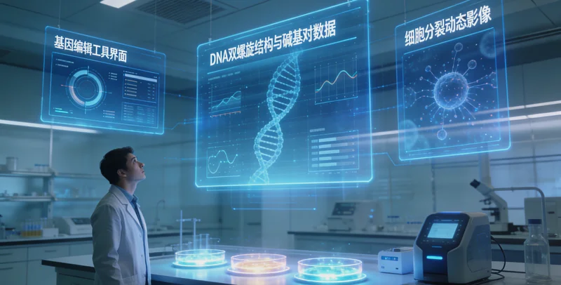 周口家庭进行遗传咨询场景