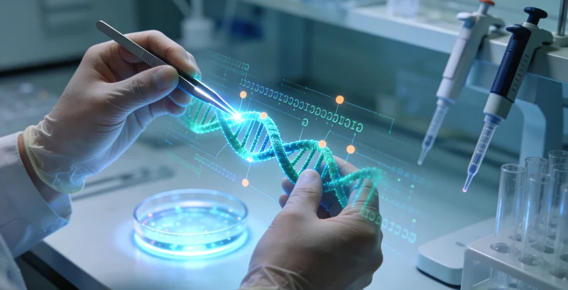 在潜山医院进行基因检测采样流程