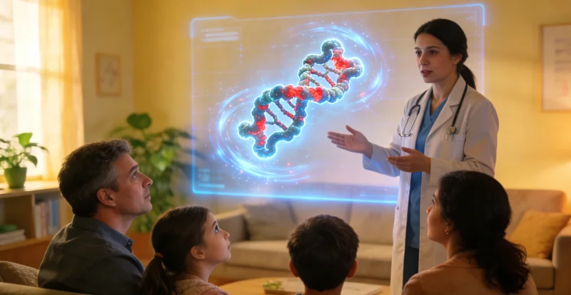 攀枝花家庭与医生讨论基因检测报