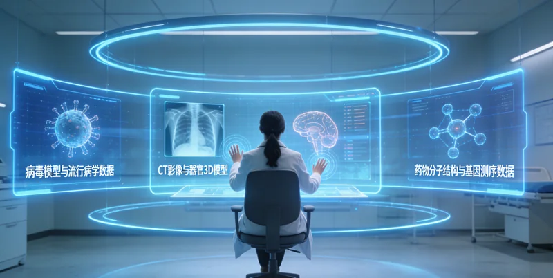 宁德医生在诊室为患者详细解读M