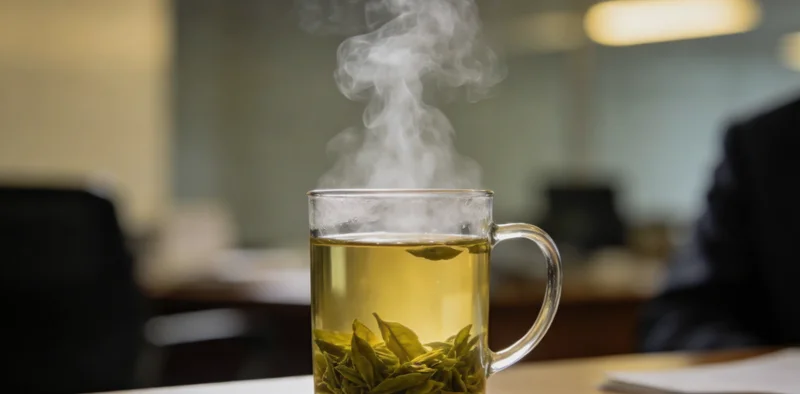 工作人员与咨询者在一对一沟通，