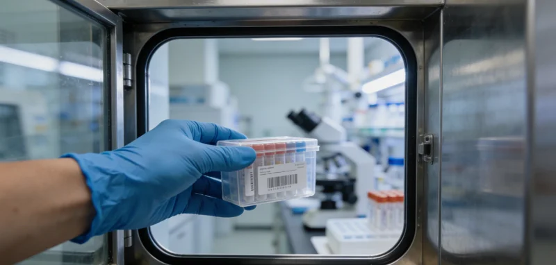 医生正在向患者或家属解读检测报