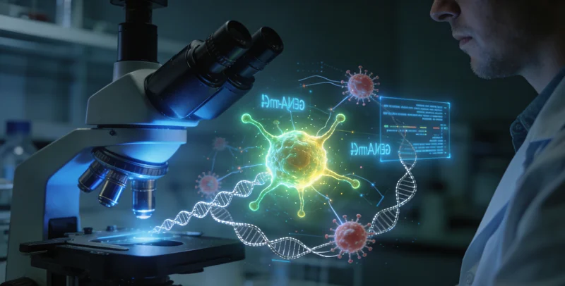 上海基因检测中心实验室内部工作
