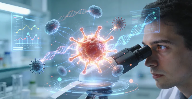 吴忠家庭在医生帮助下查看基因检