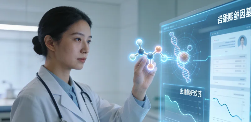 洪湖家庭与遗传咨询师共同查看基