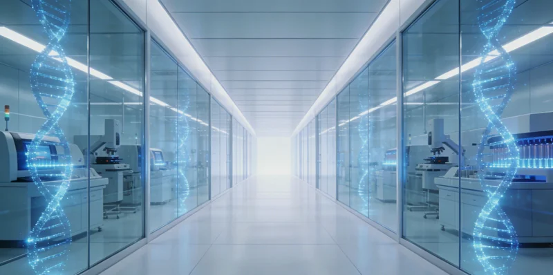 医生或家庭成员在查看并讨论一份