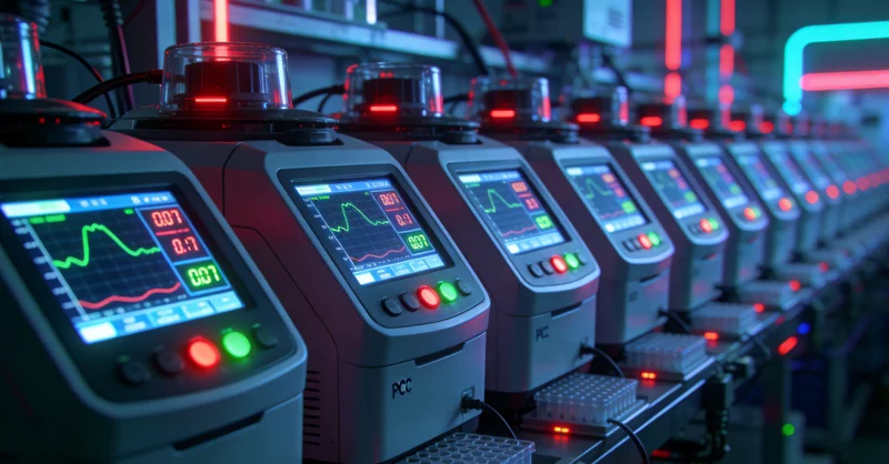 一张示意图，展示传统微生物检测