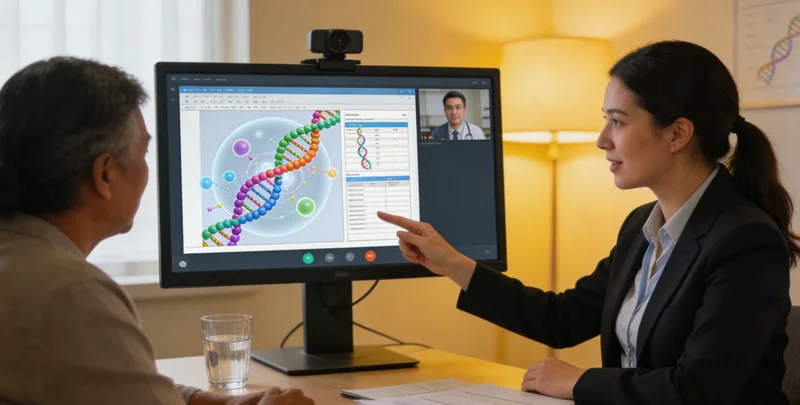 汉中家庭共同商议基因检测与生育