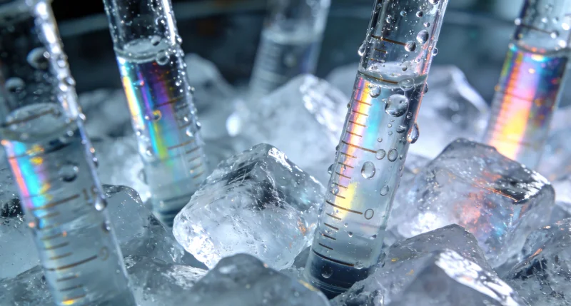 整齐规范的居家采样包与冷链运输