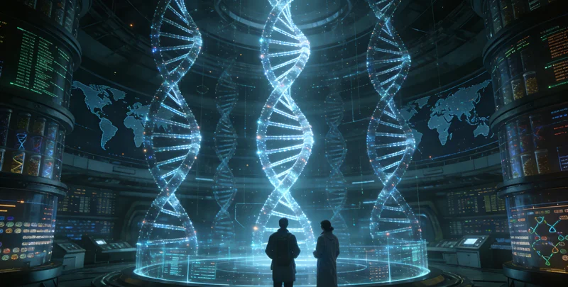 大同基因检测实验室技术人员进行