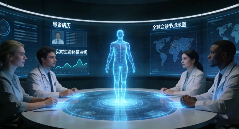 张家界家庭共同查看并讨论基因检