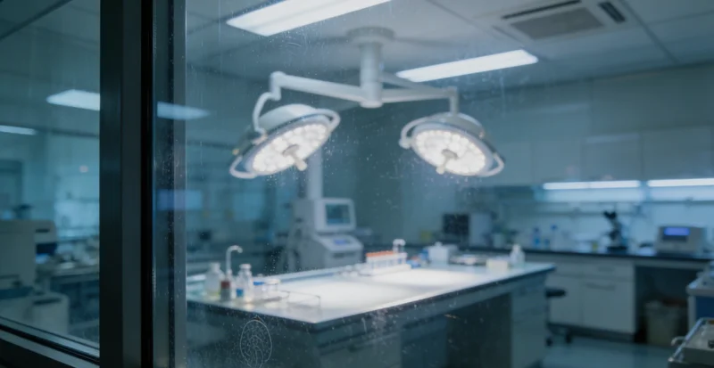 鹤壁市某医院外景,象征本地医疗