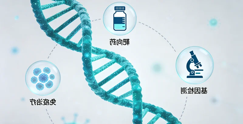 形象展示靶向药物作用机制示意图