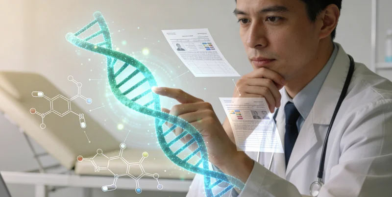 滨州医生与患者家属进行基因检测