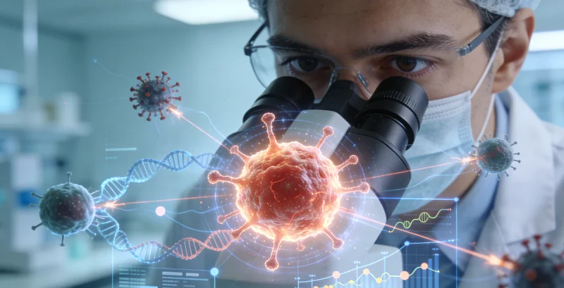 合肥市民在了解基因检测服务并做