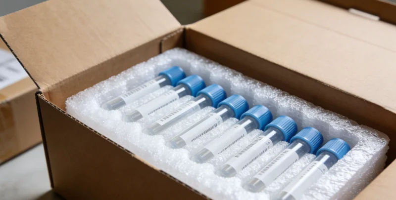 鄂尔多斯某医院检验科外人们排队