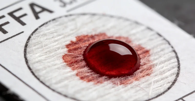 专业的医疗人员正在规范地进行样