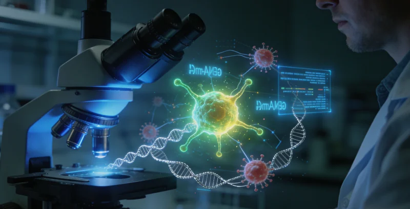 专业实验室进行基因测序分析