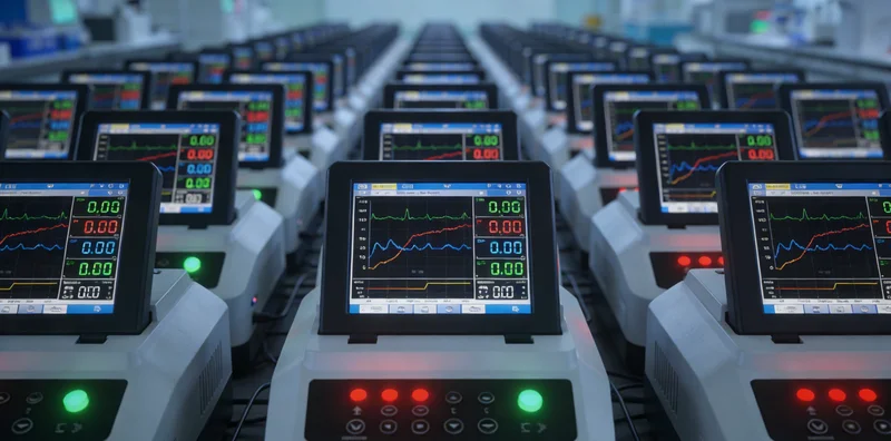 万核基因淮南实验室内，技术人员