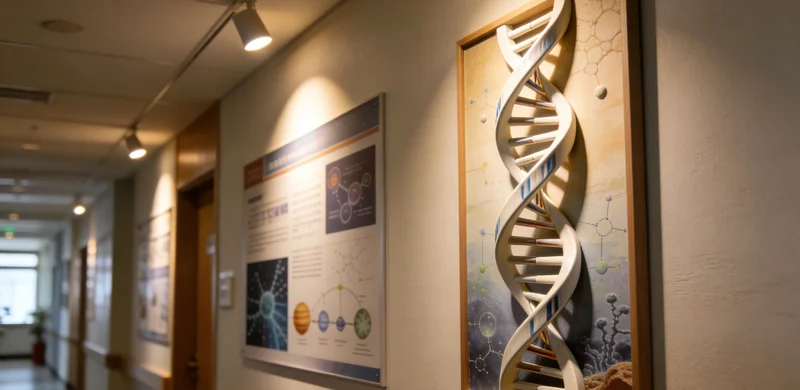 一位医生正在办公室内,与患者家