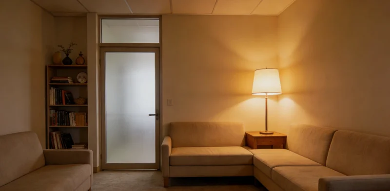 医生正在向咨询者耐心解释检测报