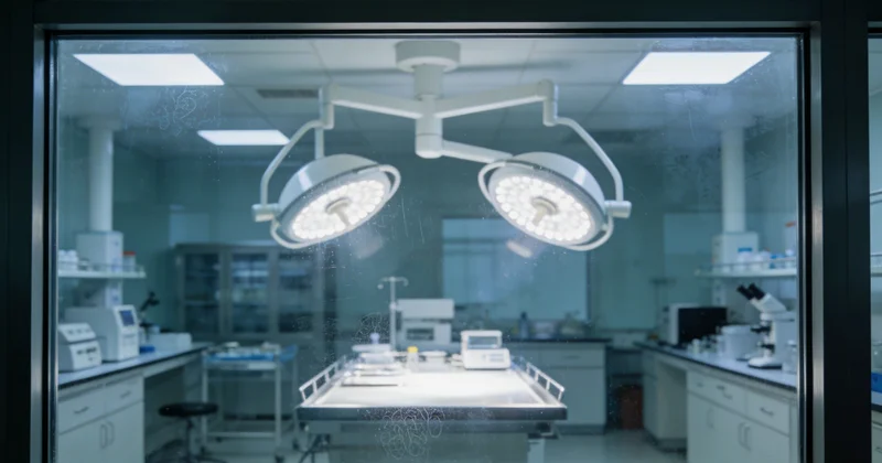 马鞍山市景与现代化医疗建筑示意