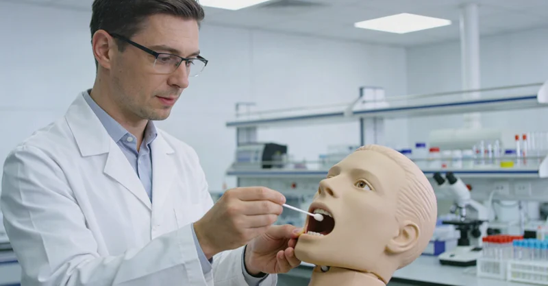 林芝DFNA基因检测采样现场，