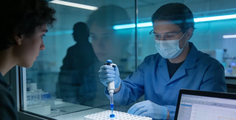 展示HPV基因检测从采样到实验