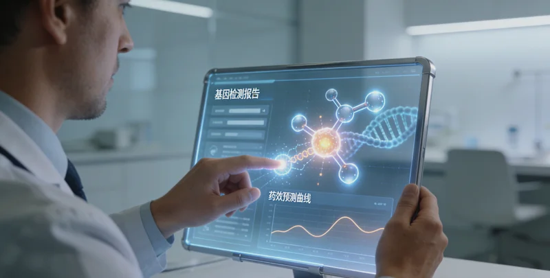 新余市民在医院进行遗传咨询与采