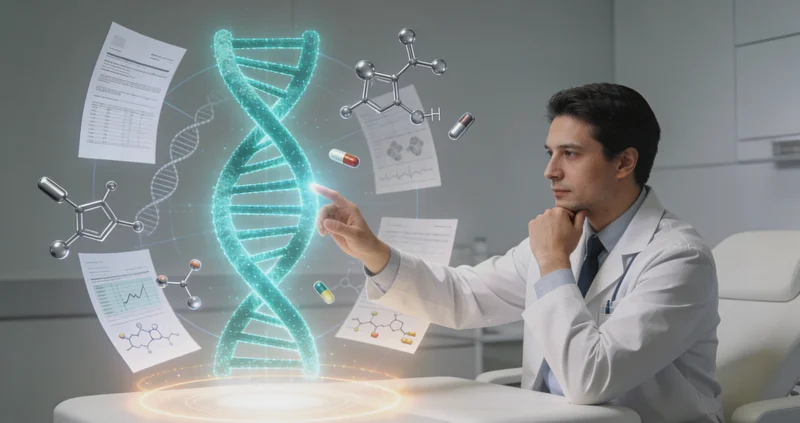 阳江家庭在医院进行遗传咨询场景