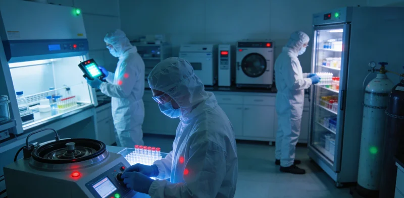 基因检测原理示意图，展示DNA