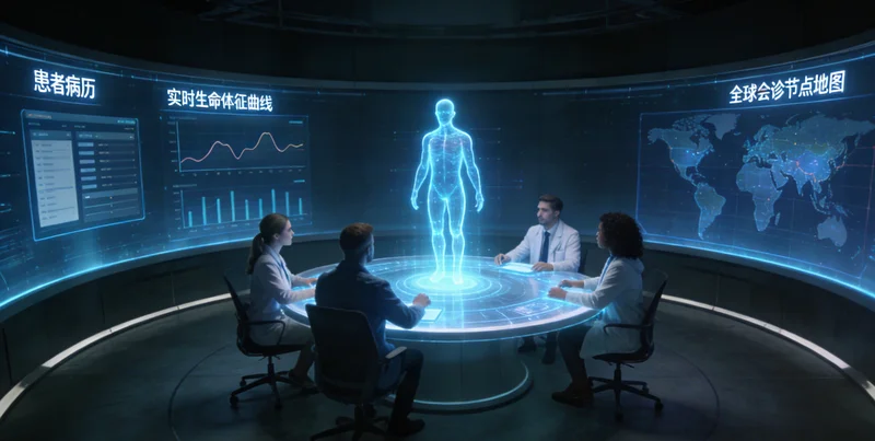 宁波家庭与医生进行遗传咨询场景