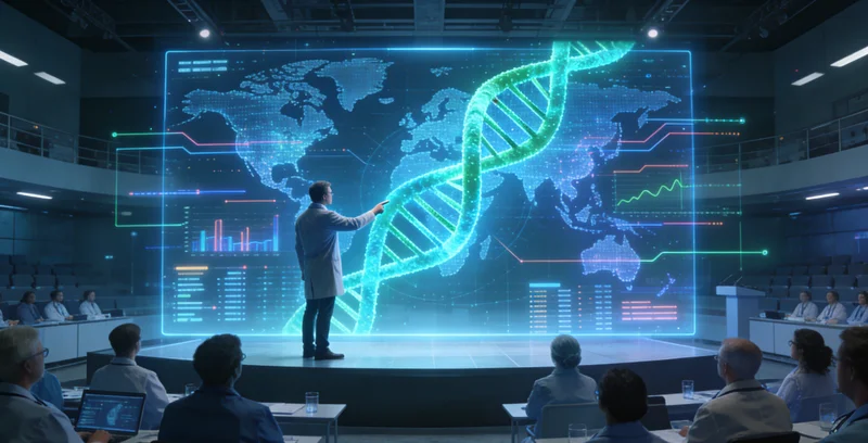 日喀则家庭与医生共同查看基因检