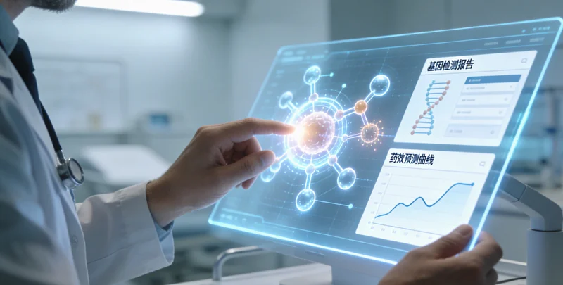 玉树护士为儿童进行无创基因检测