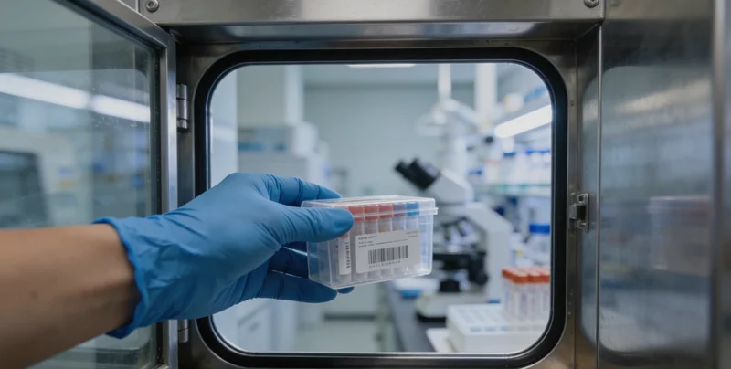 专业人士正在向用户解读基因检测