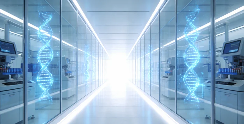 医生正在向咨询者详细解读基因检