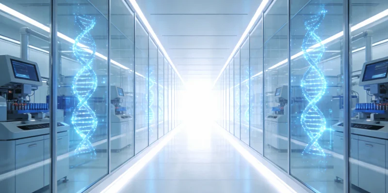 医护人员正在为受检者进行咽拭子